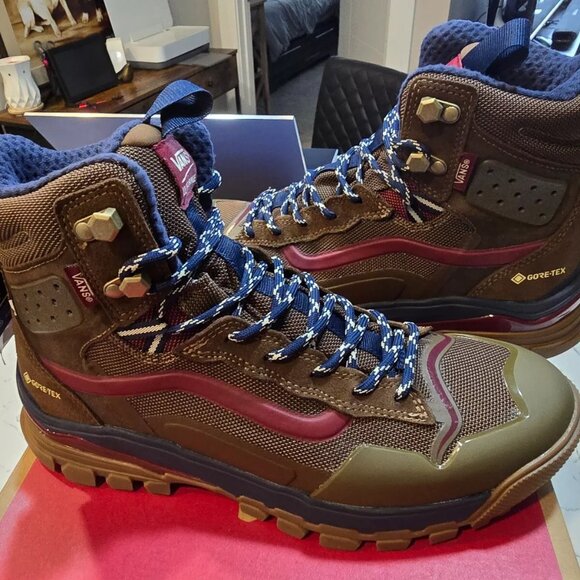 NEW Vans UltraRange EXO Hi GORE-TEX MTE-3 Waterproof Mens Shoe Boot BROWN SZ 8 - Picture 1 of 10